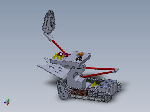 多履带举升机器人