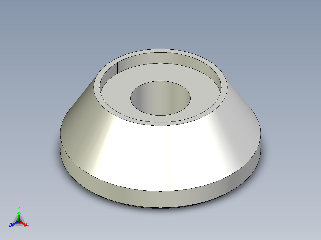 控制箱取手墊圈KG-3D多系列多零件图纸模型主视图