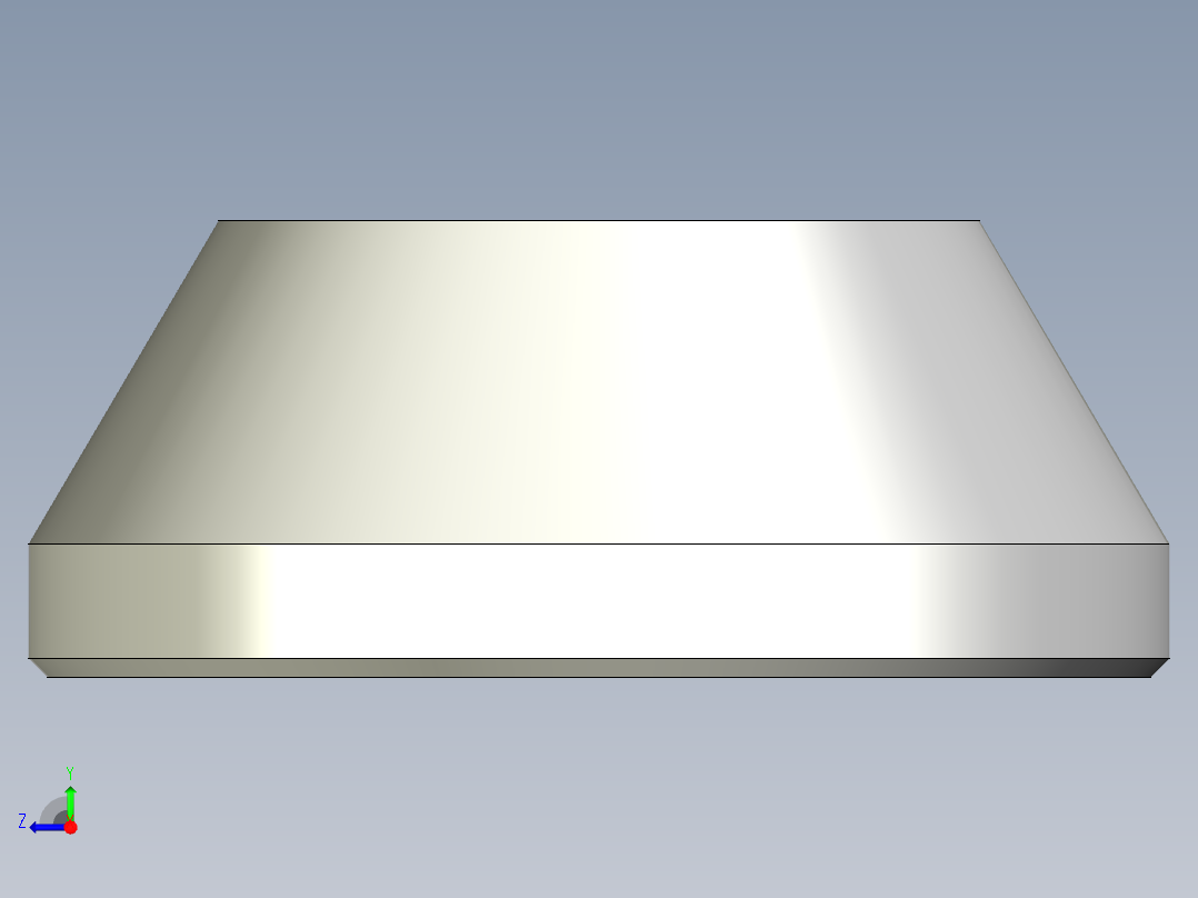 控制箱取手墊圈KG-3D多系列多零件图纸模型右视图