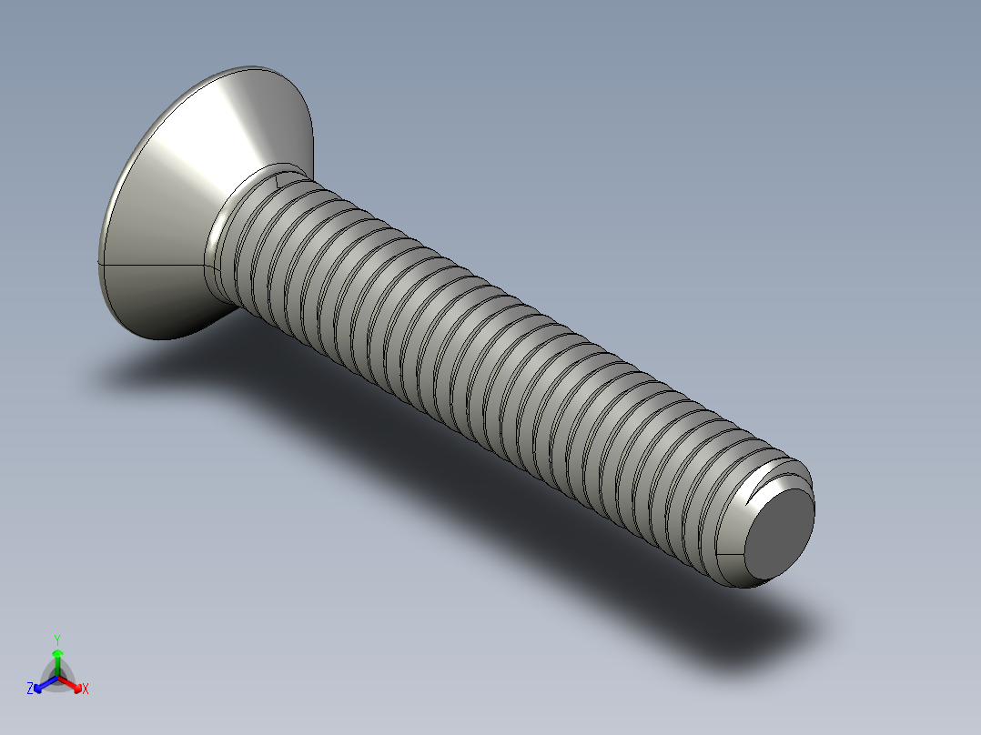 制沉头螺钉-M5_Countersunk_25