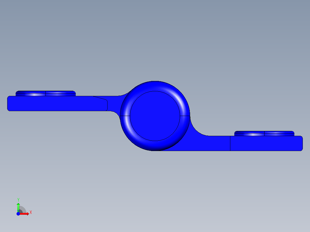 工程塑膠鉸鏈CFC-3D多系列多零件图纸模型前视图