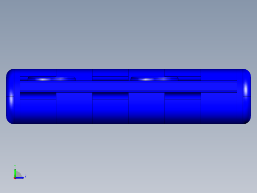 工程塑膠鉸鏈CFC-3D多系列多零件图纸模型左视缩略图