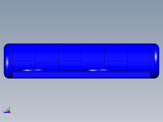 工程塑膠鉸鏈CFC-3D多系列多零件图纸模型右视缩略图