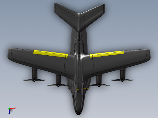 大型无人机造型俯视缩略图