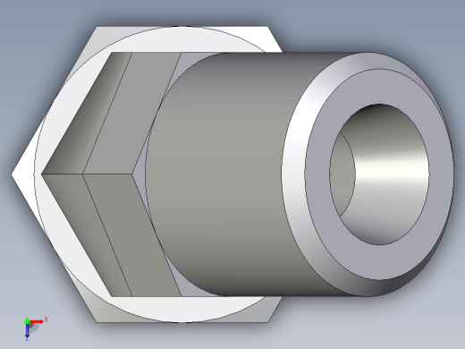 卡套式工业通用硬管接头EO_Swivel_nut_45_deg_elbow_EV06SOMDCF俯视缩略图
