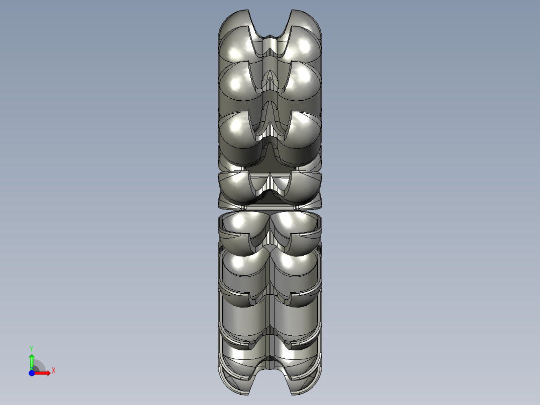 冲击式水轮机3前视图
