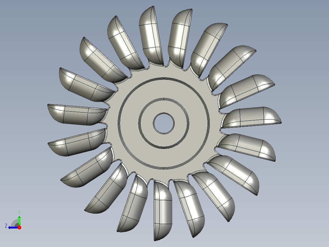 冲击式水轮机3右视图
