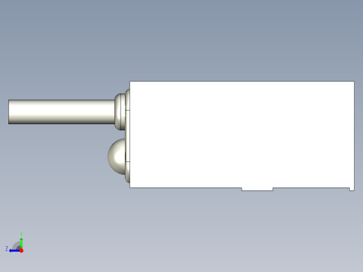 基恩士LX2-11T_kc图纸模型右视缩略图