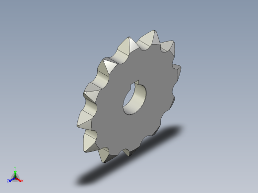 链轮-Sprocket_12-14-7-Y-__1_.stp正等轴测缩略图