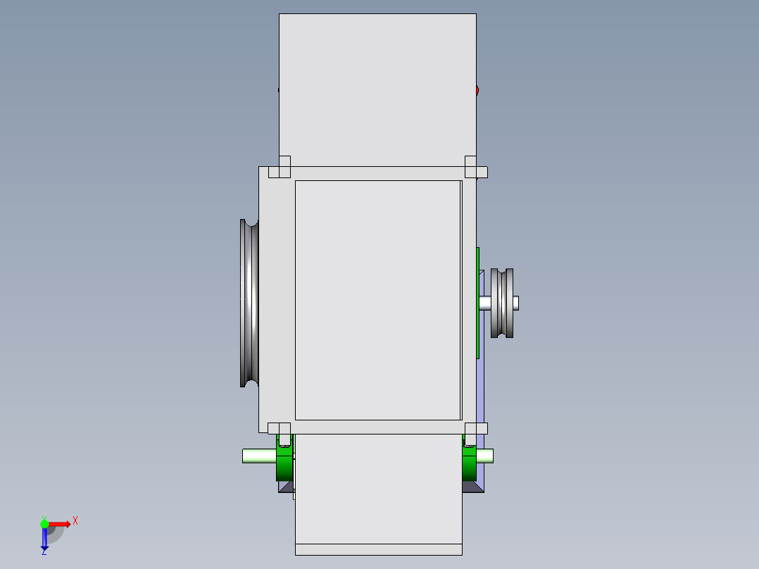 花生脱壳机ground-nut-sheller-machine-IGS俯视图