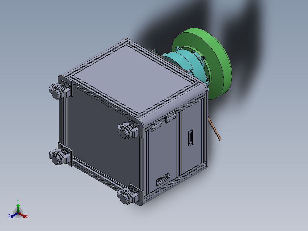 振动盘正等轴测图