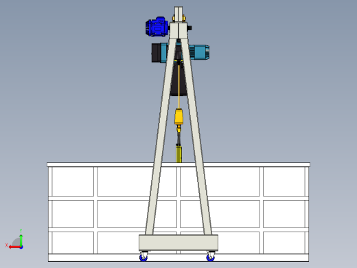 清洁用起重机后视缩略图