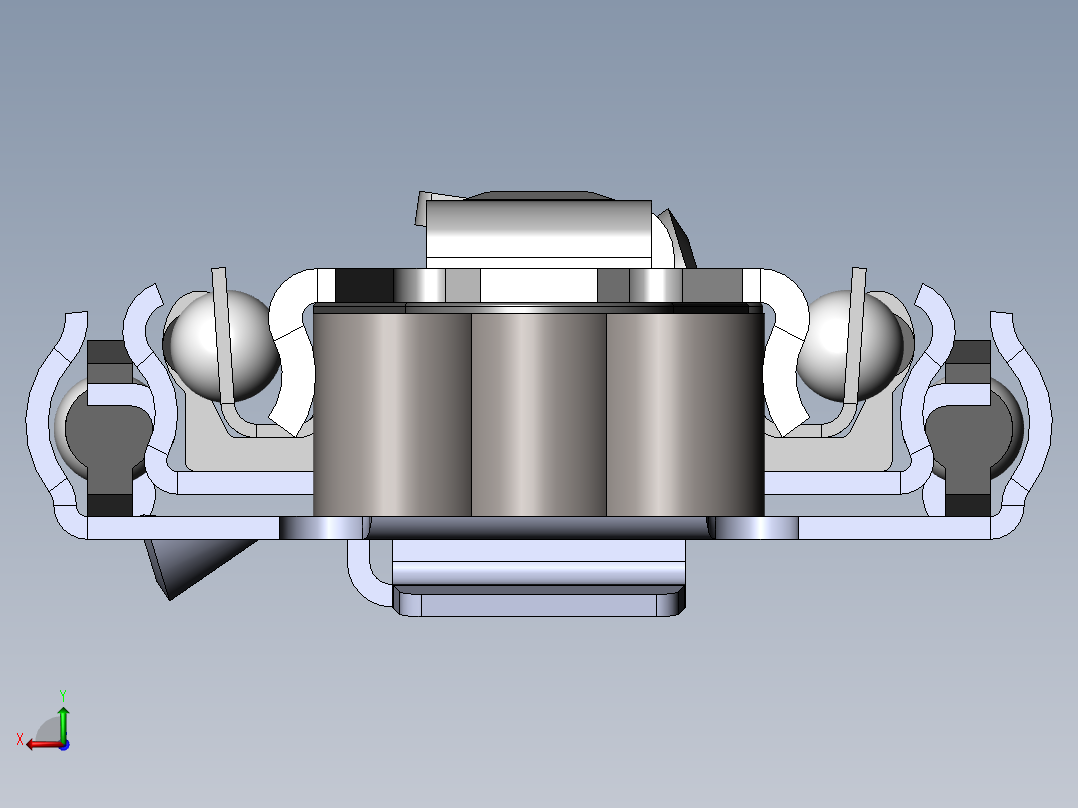 滑轨（左侧和右侧）350毫米抽屉导轨后视图