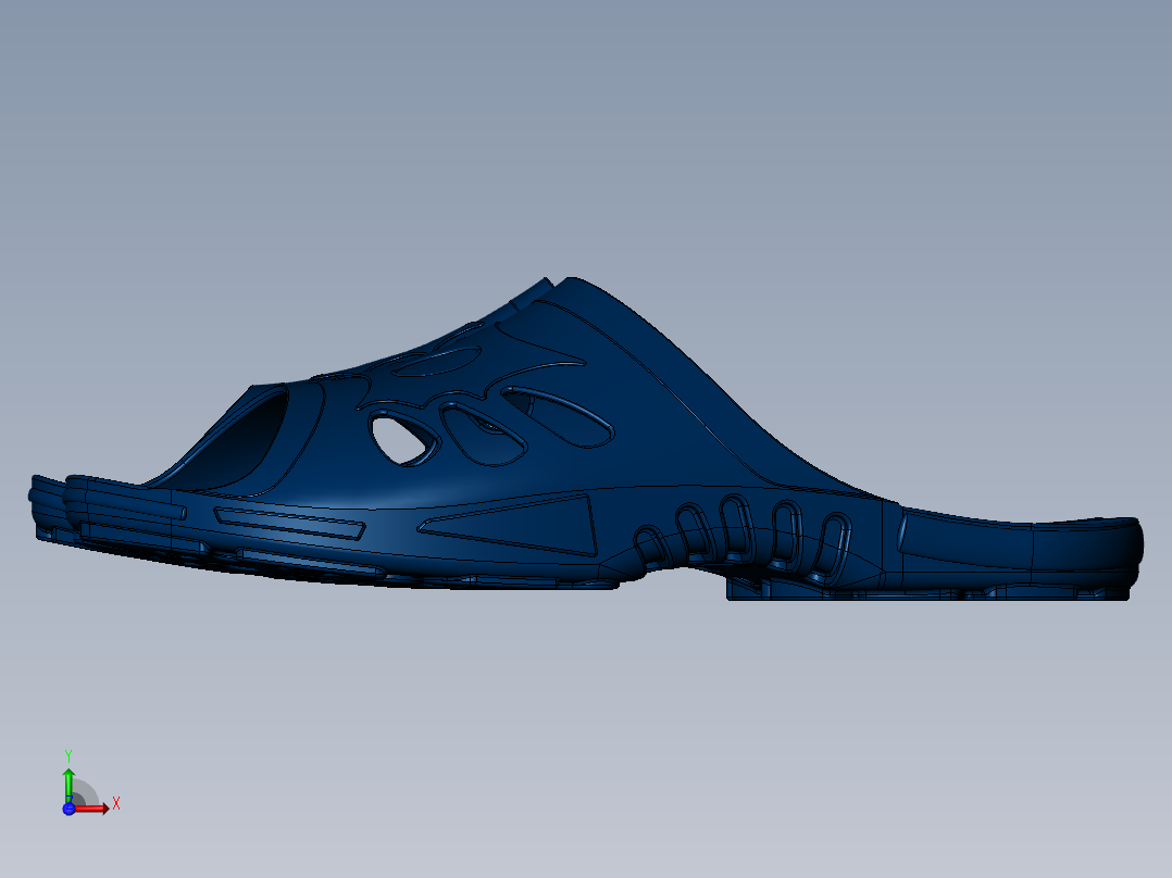 高品质拖鞋一对前视图