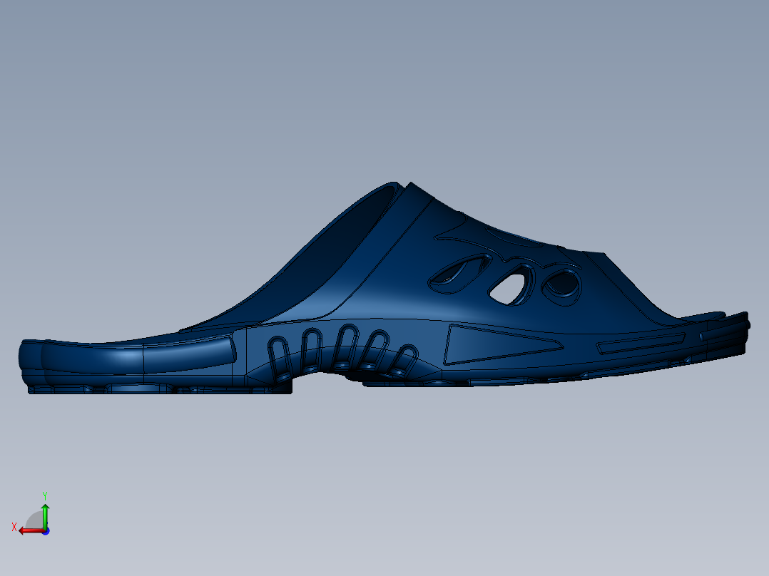 高品质拖鞋一对后视图