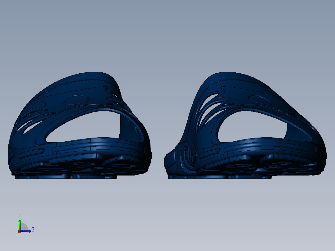 高品质拖鞋一对左视图