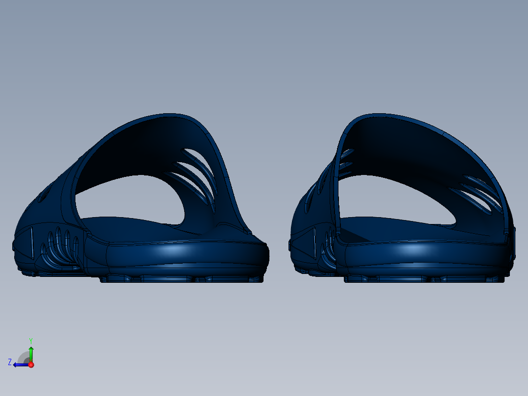 高品质拖鞋一对右视图