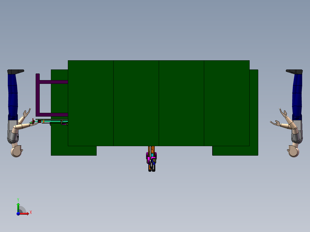 大型多工位焊接机sw17可编辑前视图
