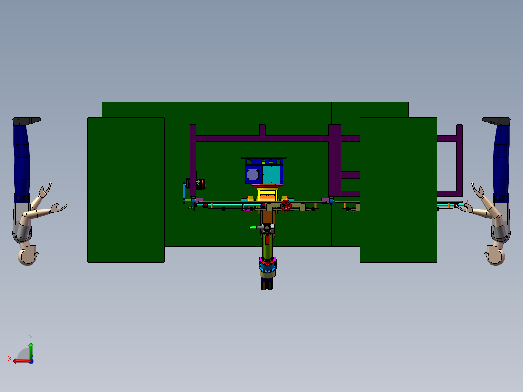 大型多工位焊接机sw17可编辑后视图