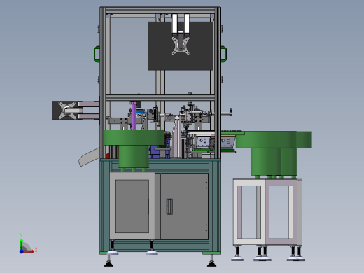 2023.02月-新能源插件组装机公头（sw20可编辑+工程图）前视缩略图