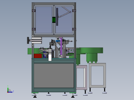 2023.02月-新能源插件组装机公头（sw20可编辑+工程图）左视缩略图