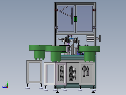 2023.02月-新能源插件组装机公头（sw20可编辑+工程图）右视缩略图