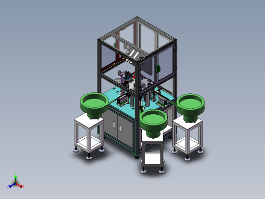 2023.02月-新能源插件组装机公头（sw20可编辑+工程图）正等轴测缩略图