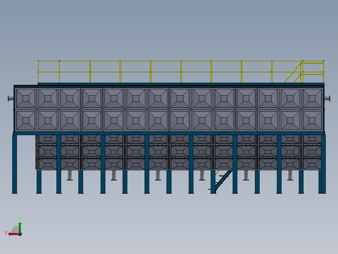 A2003939-带有管沉降器的沉降池后视图