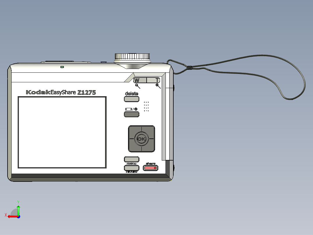 柯达数码相机后视图