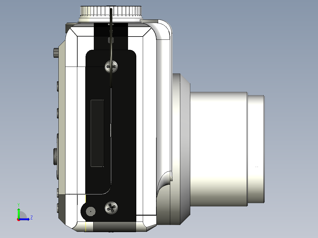 柯达数码相机左视图