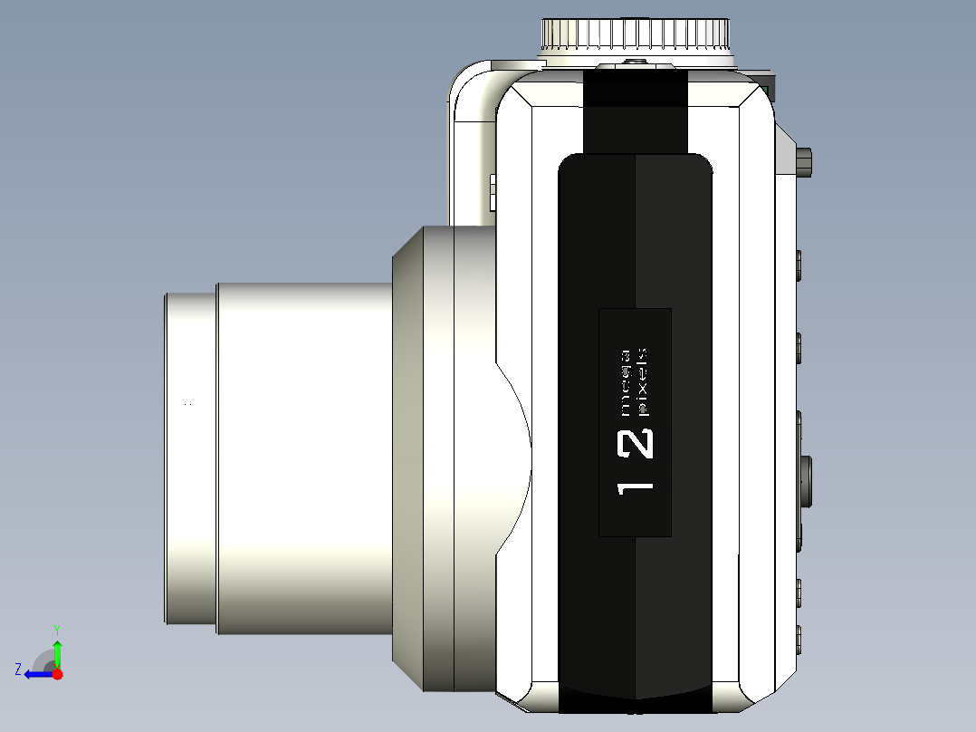 柯达数码相机右视图