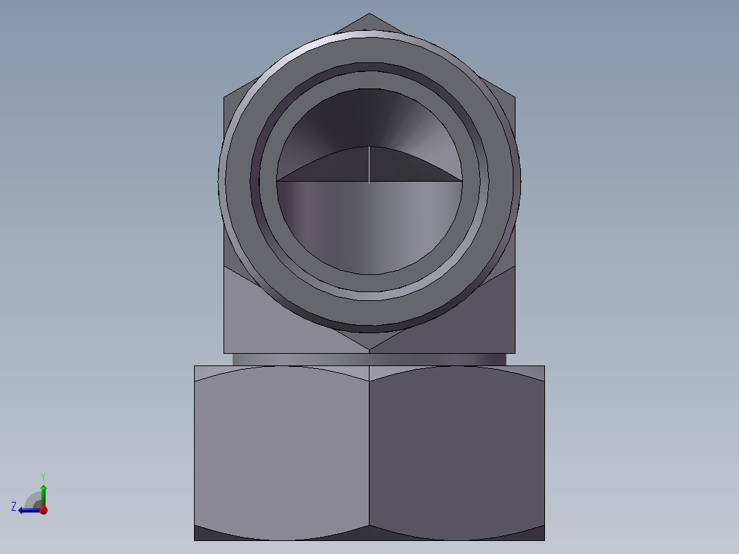 直角组合接头、2D9-52右视图