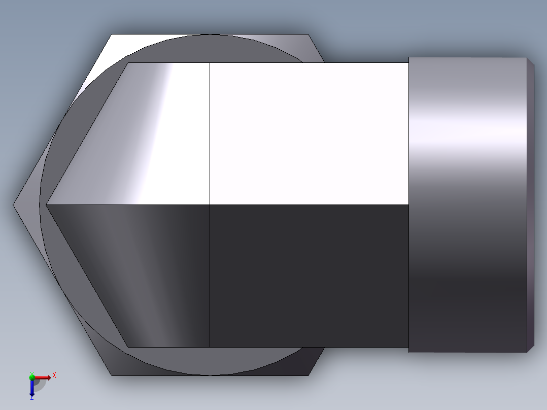 直角组合接头、2D9-52俯视图