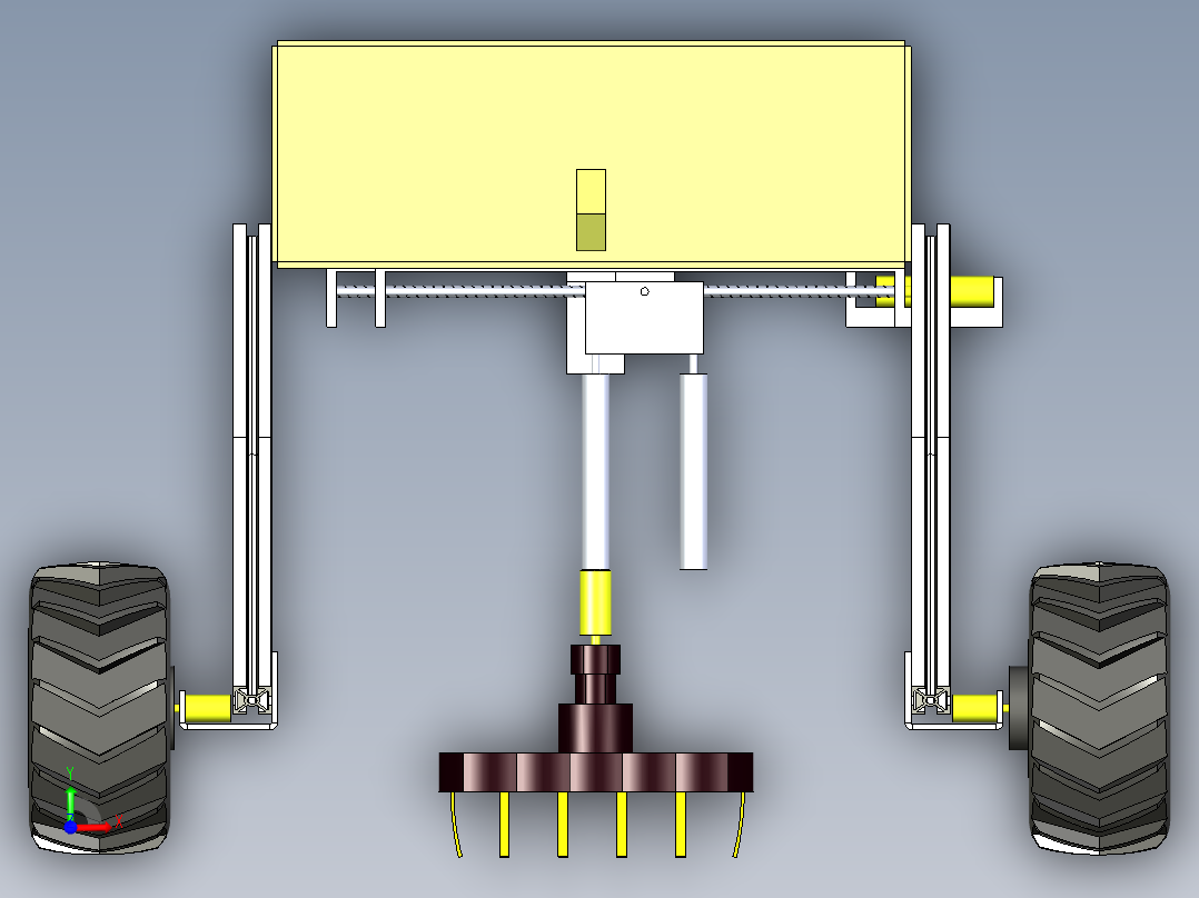 B3003998-农业喷药车辆前视图