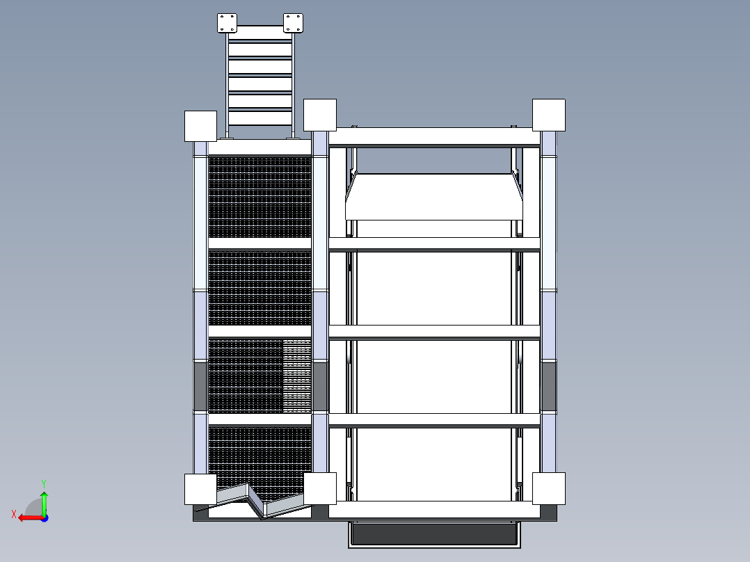 B2004287-参数倾斜机械分离器后视图