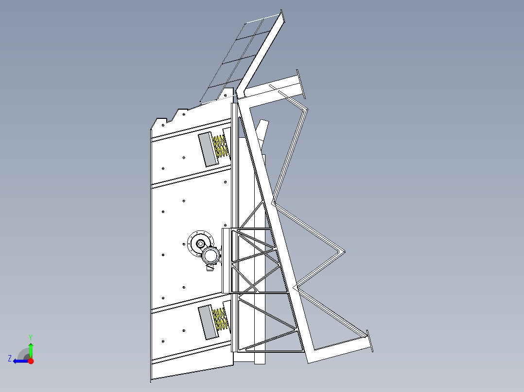 B2004287-参数倾斜机械分离器右视图