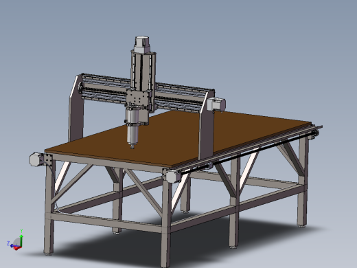 雕刻机(带3轴和2.2kW水冷主轴)