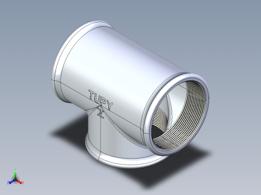 B3004432-BSP 接头 Tupy TE内丝三通管接头