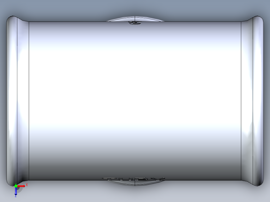 B3004432-BSP 接头 Tupy TE内丝三通管接头俯视图