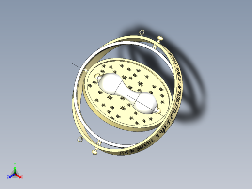 B2005272-哈利·波特：赫敏的时间转换器正等轴测缩略图