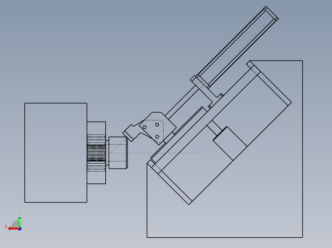 齿轮倒角加工工装