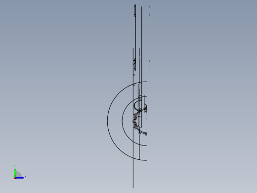 齿轮倒角加工工装左视缩略图