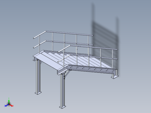 楼梯梯子celik-merdiven-1 1 STP主视缩略图