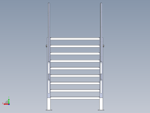 楼梯梯子celik-merdiven-1 1 STP后视缩略图