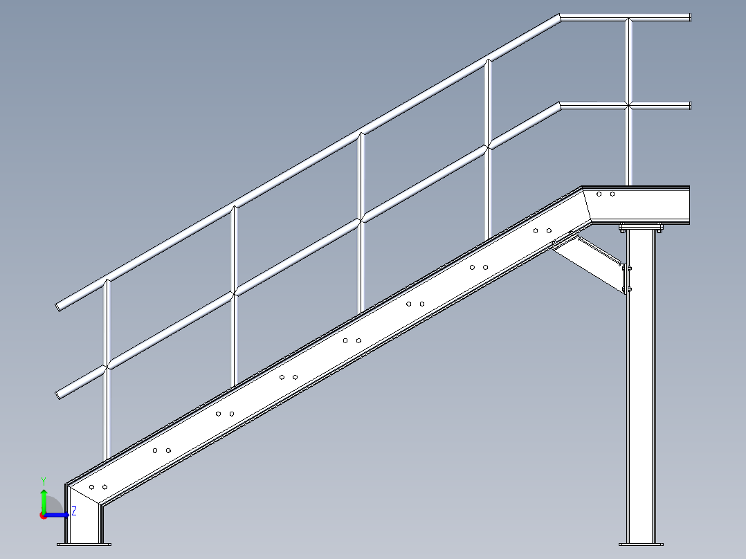 楼梯梯子celik-merdiven-1 1 STP左视图