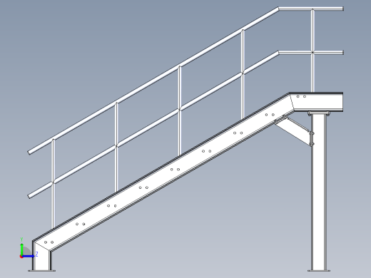 楼梯梯子celik-merdiven-1 1 STP左视缩略图