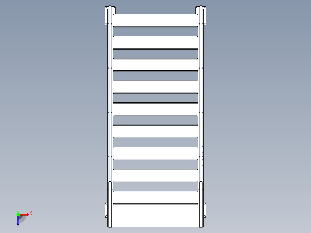 楼梯梯子celik-merdiven-1 1 STP俯视图