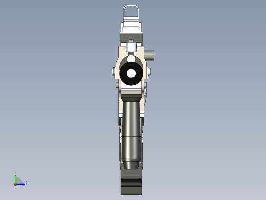 手枪左轮冲锋枪老式狙击步枪设计3D图纸fn-scarl-assault-rifle sw igs左视缩略图