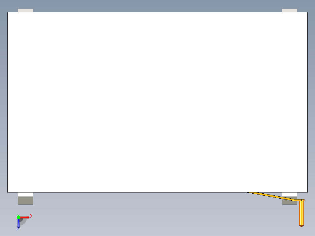 工作台高度调节机构workbench-table-height--stl stp俯视图