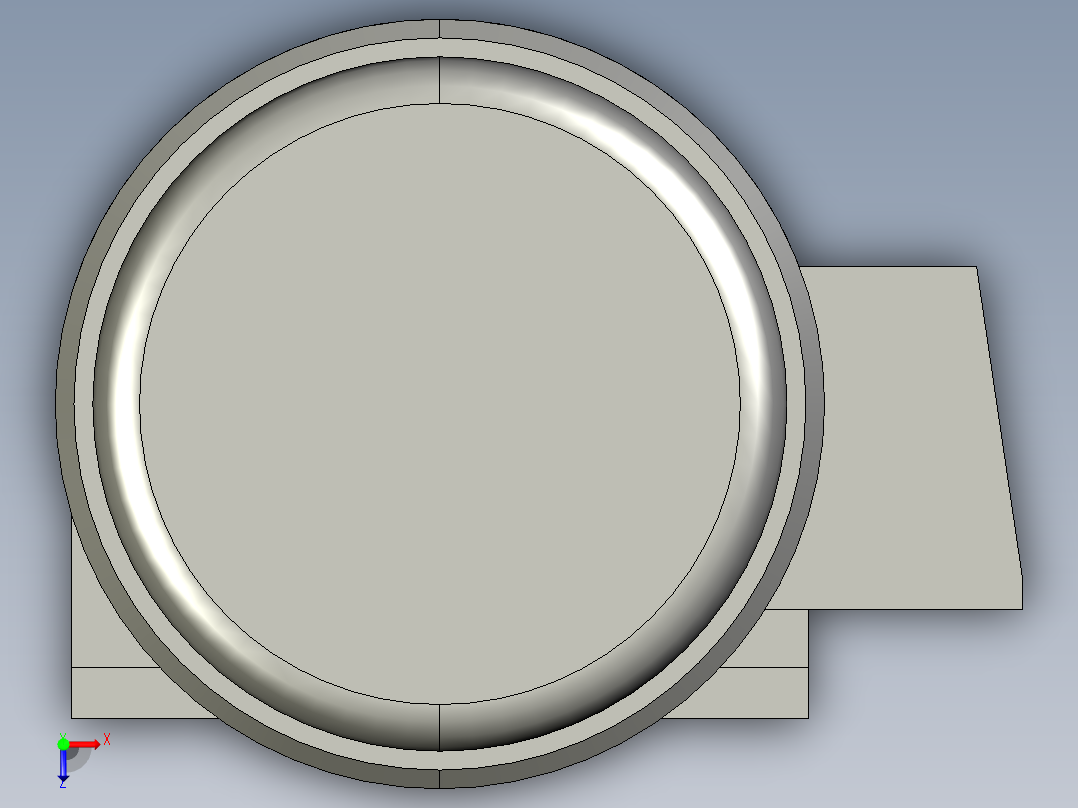 台创电机TCH22-400-15SB俯视图